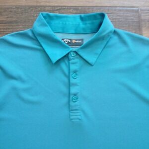 Callaway Opti-Dri Polo Mens Extra Large‎ Blue Golf Performance BallenIsles Flex